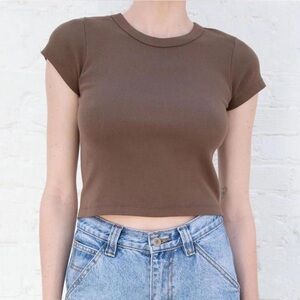 Brandy Melville Brown Ashlyn Top
